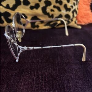 VTG Gucci 2205 87F Reader Glasses Oversized House Of Gucci Glasses Grandma Chic